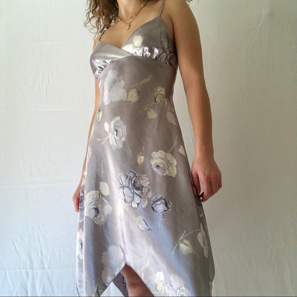 silky slip dress